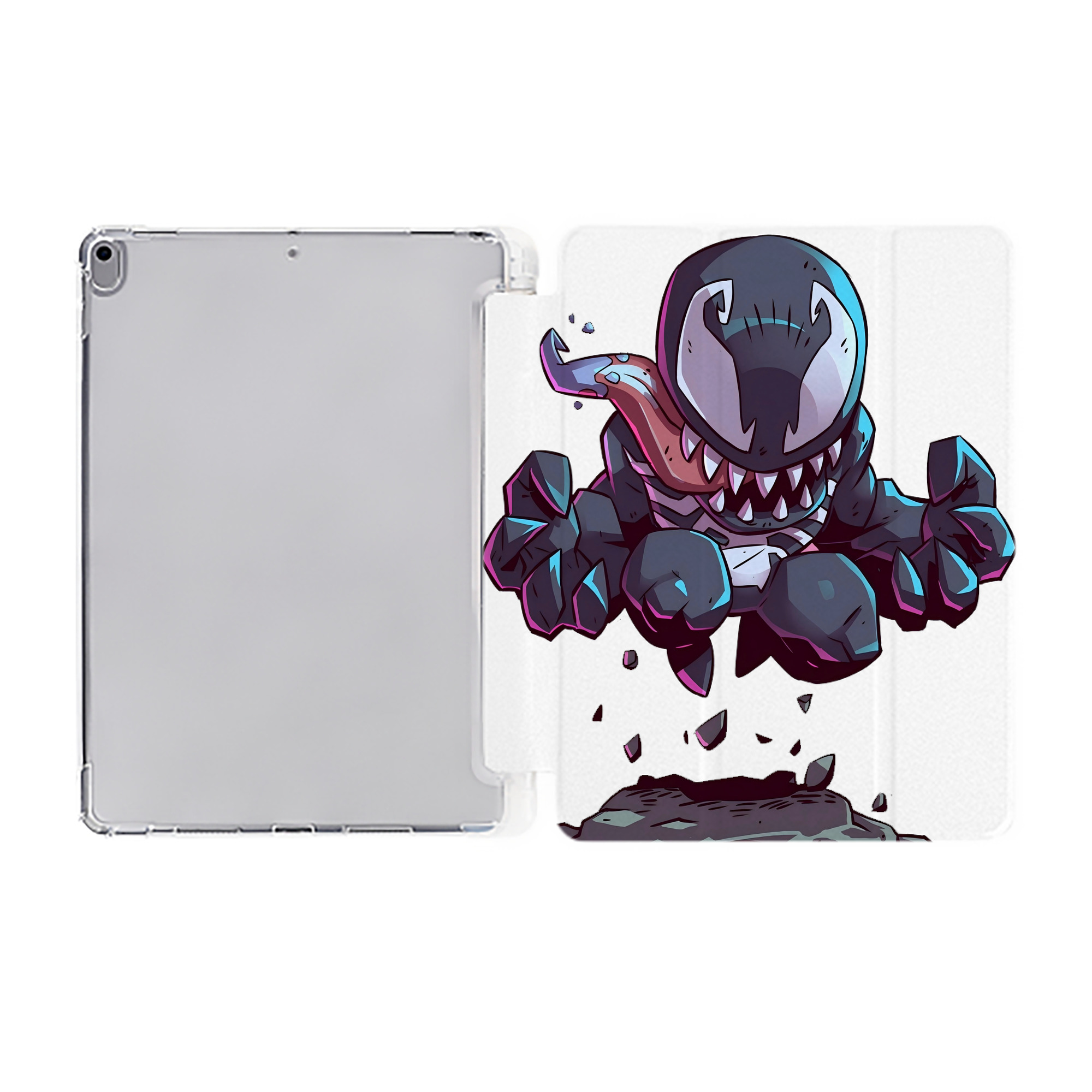 （画像用） アベンジャーズ The Avengers IPad ケース ペン収納付き 三つ折りスタンド PUレザー×シリコン 対応機種9.5/10.5/10.9インチ